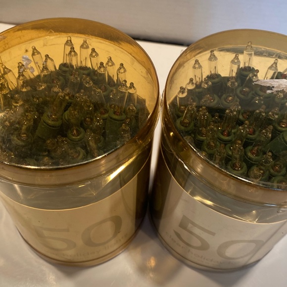 NIP Set of 2 Packages Martha Stewart 17.6 ft., 50 clear holiday lights - Picture 2 of 3